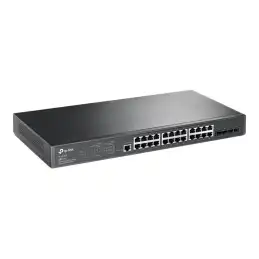 TP-Link JetStream - Commutateur - Géré - 24 x 10 - 100 - 1000 + 4 x Gigabit SFP - Montable sur rack (TL-SG3428)_2